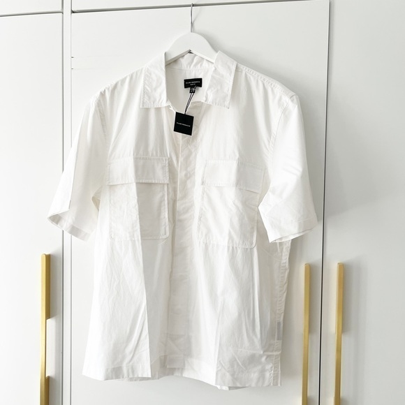 BNWT Men’s Club Monaco Cotton Utility shirt - Picture 4 of 12